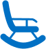 Blue Chair Icon